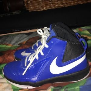 Nike Blue Black & White High Top Boys Sneakers